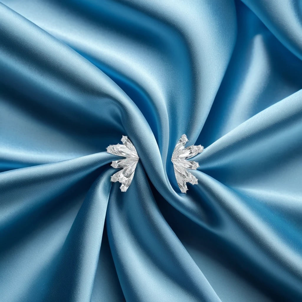 Frozen In Time - Silver Earrings