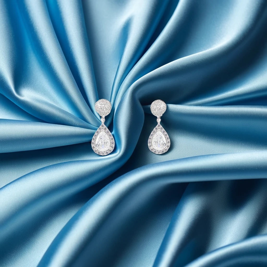 Dew Drops - Silver Earrings