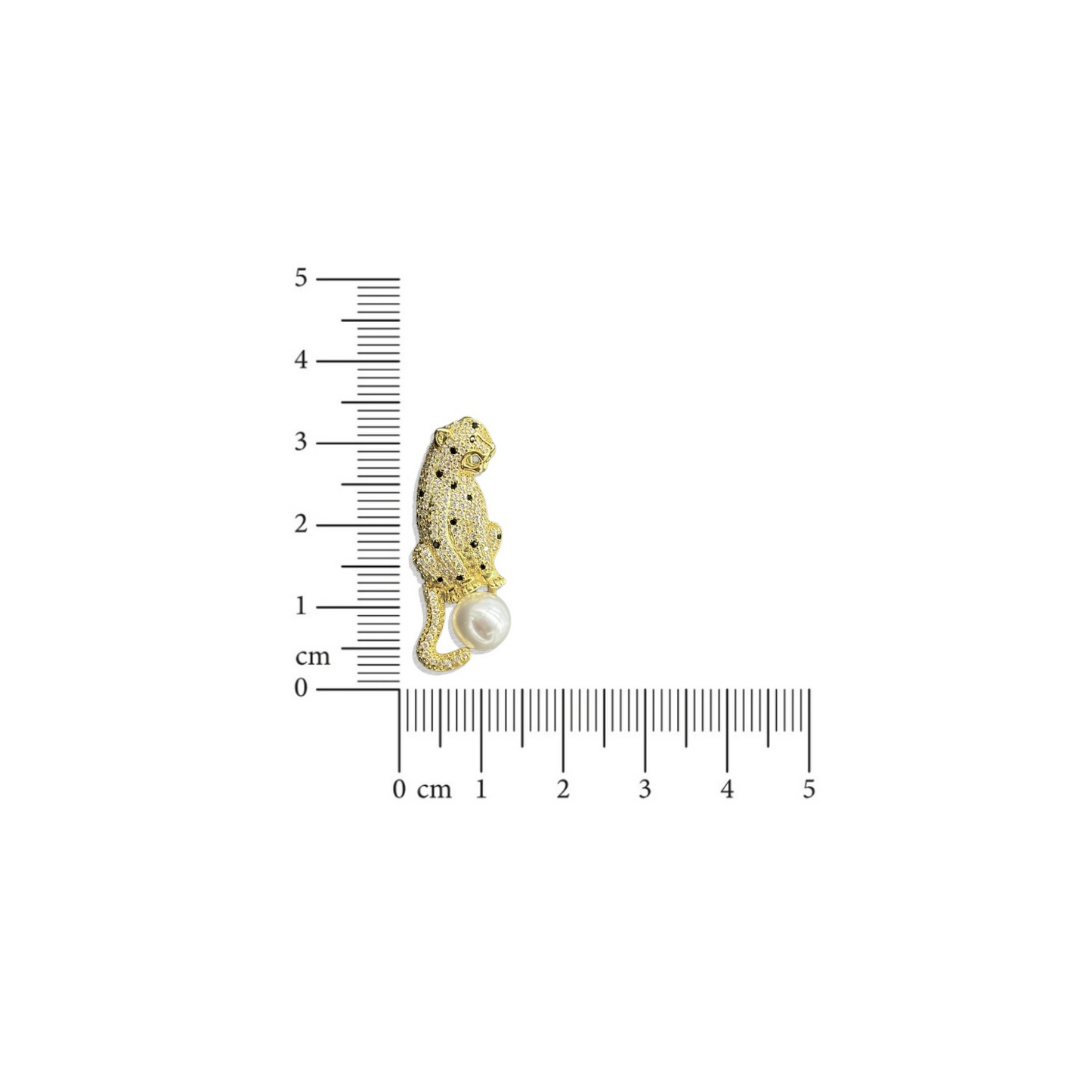 Spotted - Leopard Gold Brooch (Unisex)