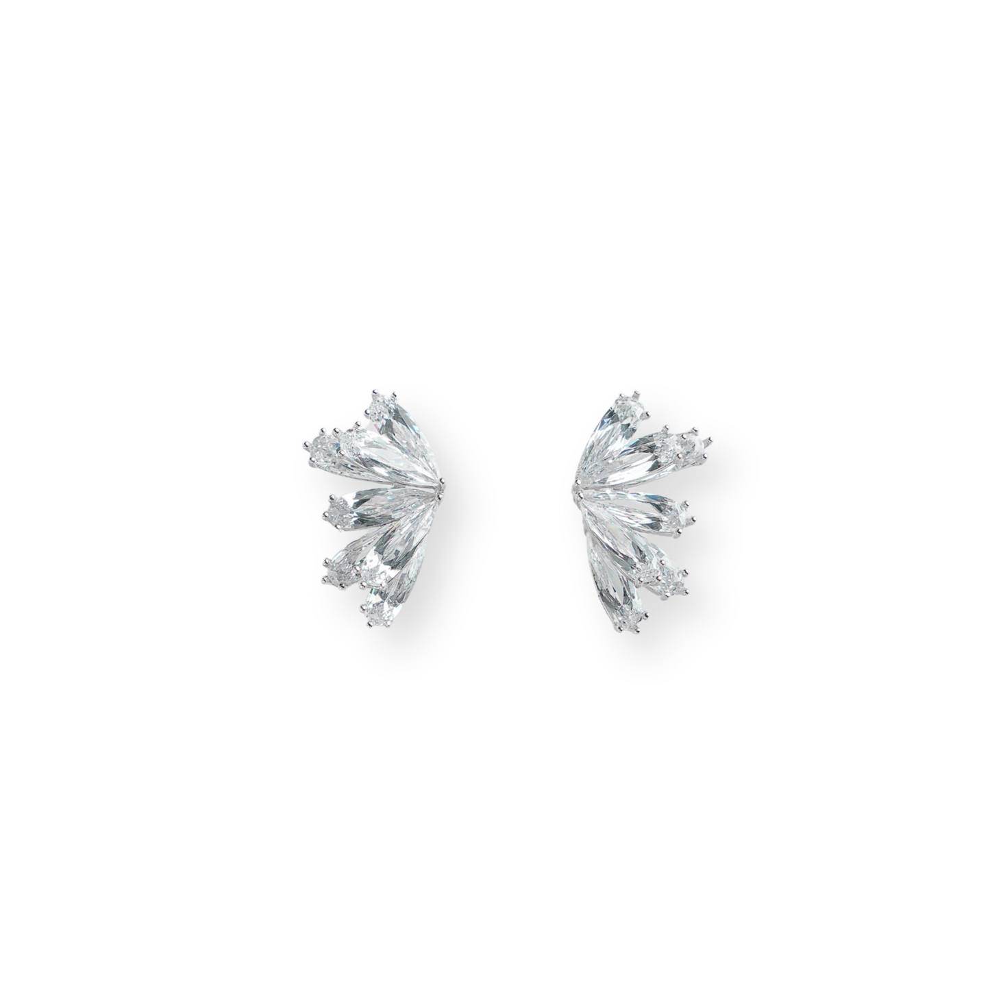 Frozen In Time - Silver Earrings