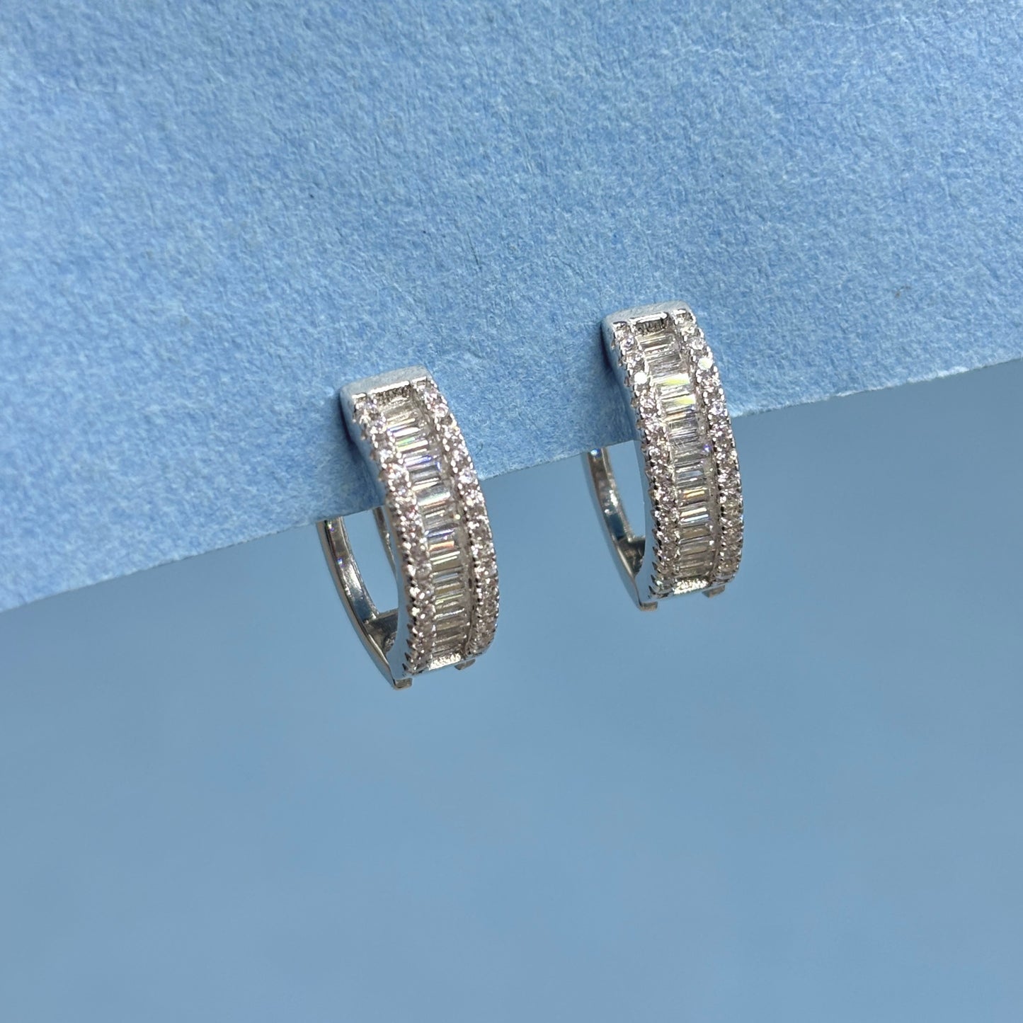 Glow Up - Silver Hoops for Multi-pierced Ears