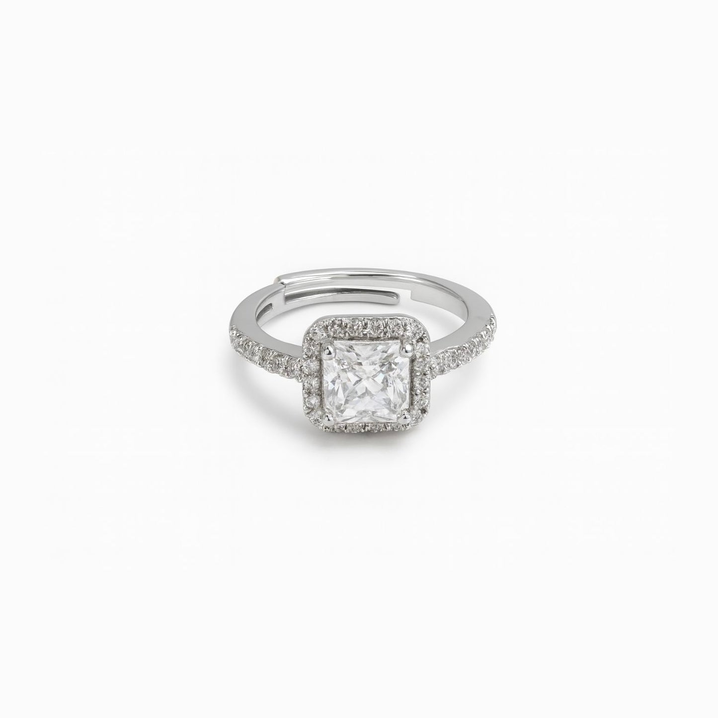 Prism - Silver Adjustable Ring