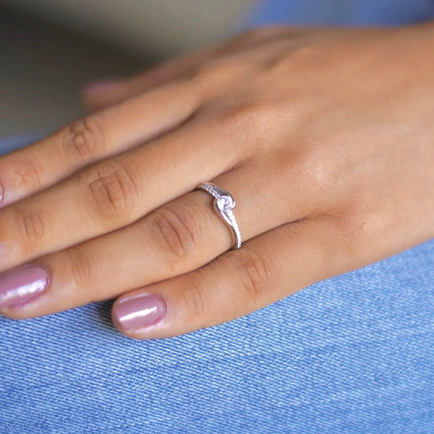 Promise Me - Adjustable Silver Ring