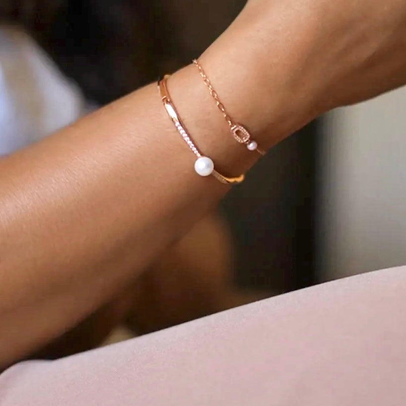 Tied To You - Rose Gold Chain Bracelet