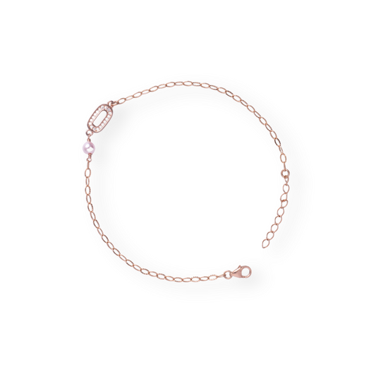 Tied To You - Rose Gold Chain Bracelet
