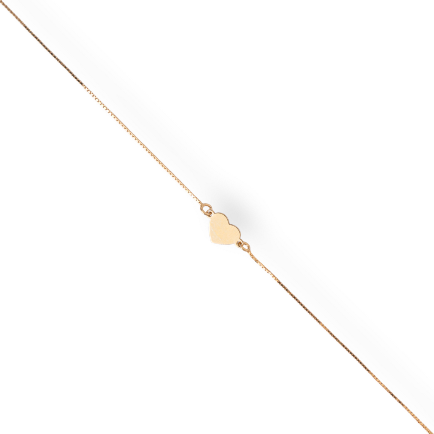 Heartstring - Heart Chain Bracelet - Gold Finish