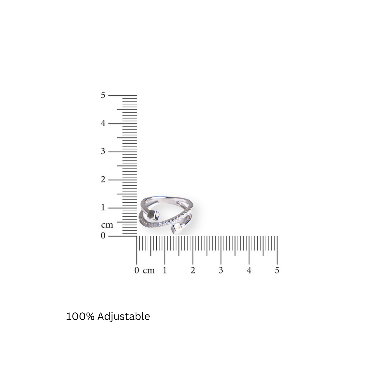 Loop Me In - Adjustable Silver Ring