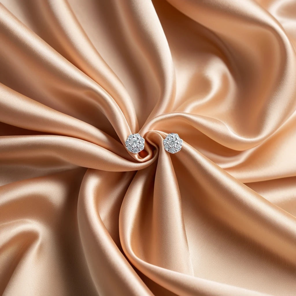 Bloom - Silver Studs For Multi-pierced Ears
