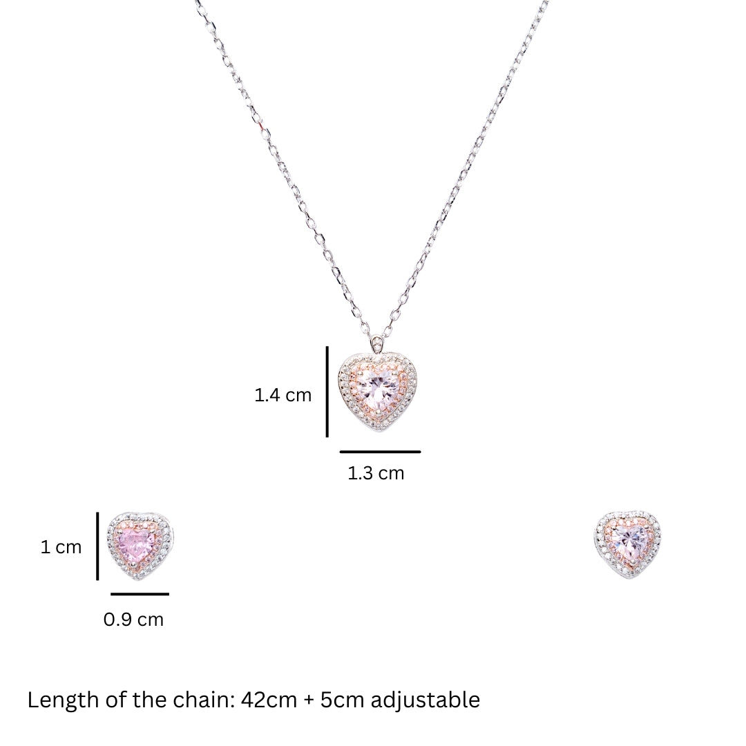 Love Locked - Soft Pink Chain