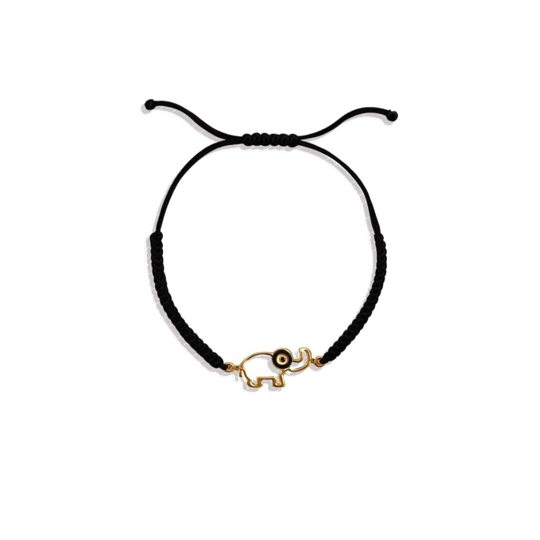 Baahu - Evil Eye & Ganesha Gold Rakhi