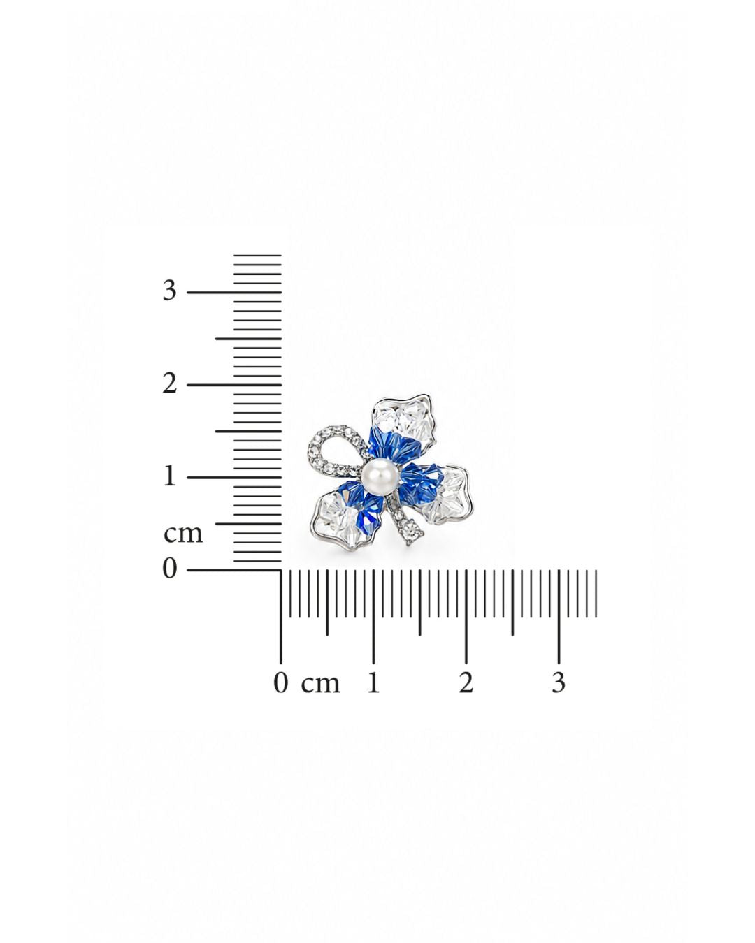 Blue Iris - Blue & Silver Earrings