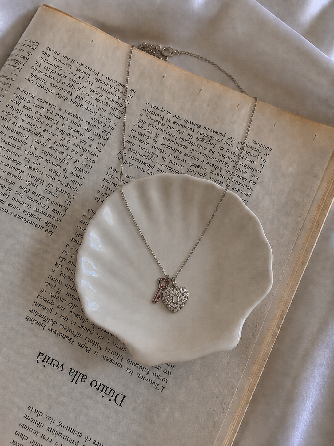 Key To My Heart - Silver Pendant & Chain