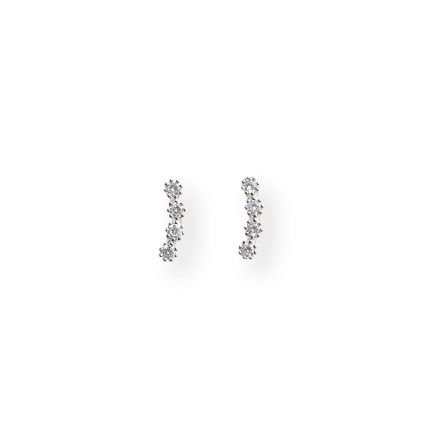 Many Moons - Silver Earrings For Multi-pierced Ears