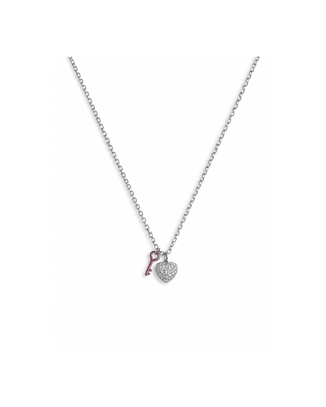 Key To My Heart - Silver Pendant & Chain