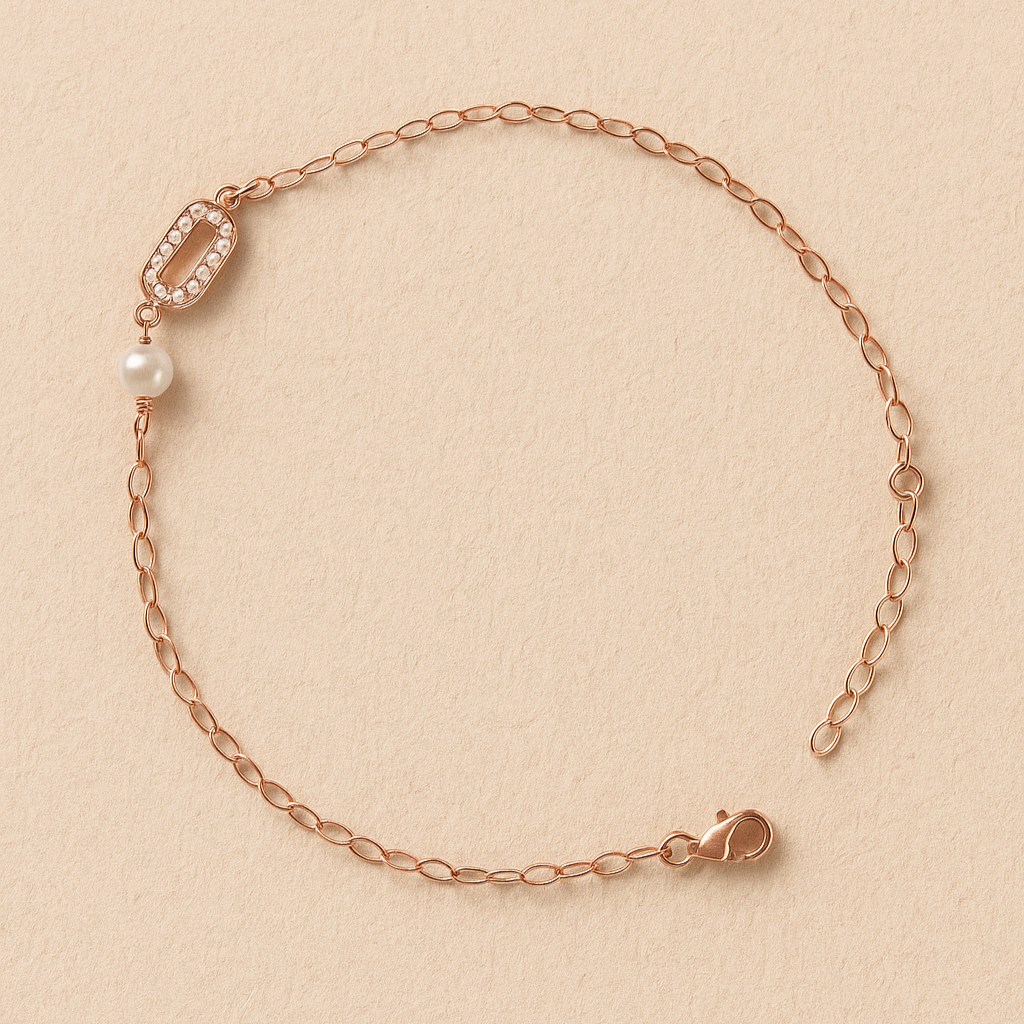 Tied To You - Rose Gold Chain Bracelet