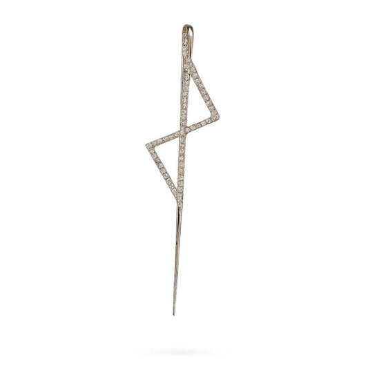 Flash - Silver Earcuff
