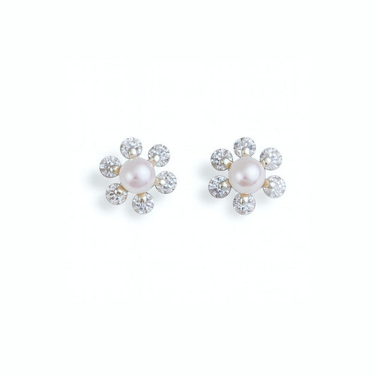 Oyster - Silver & Pearl Earrings
