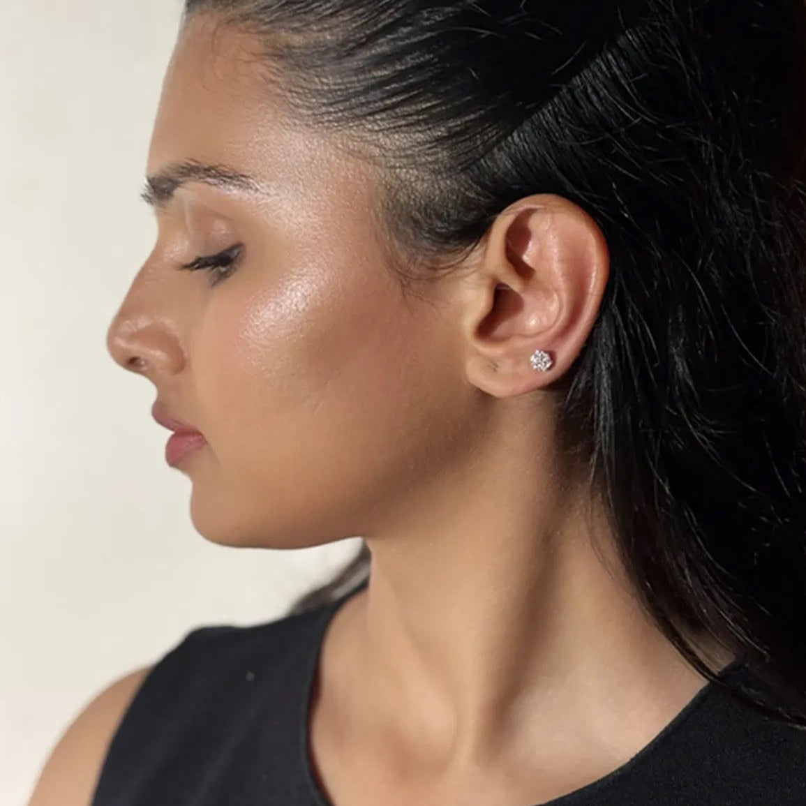 Bloom - Silver Studs For Multi-pierced Ears