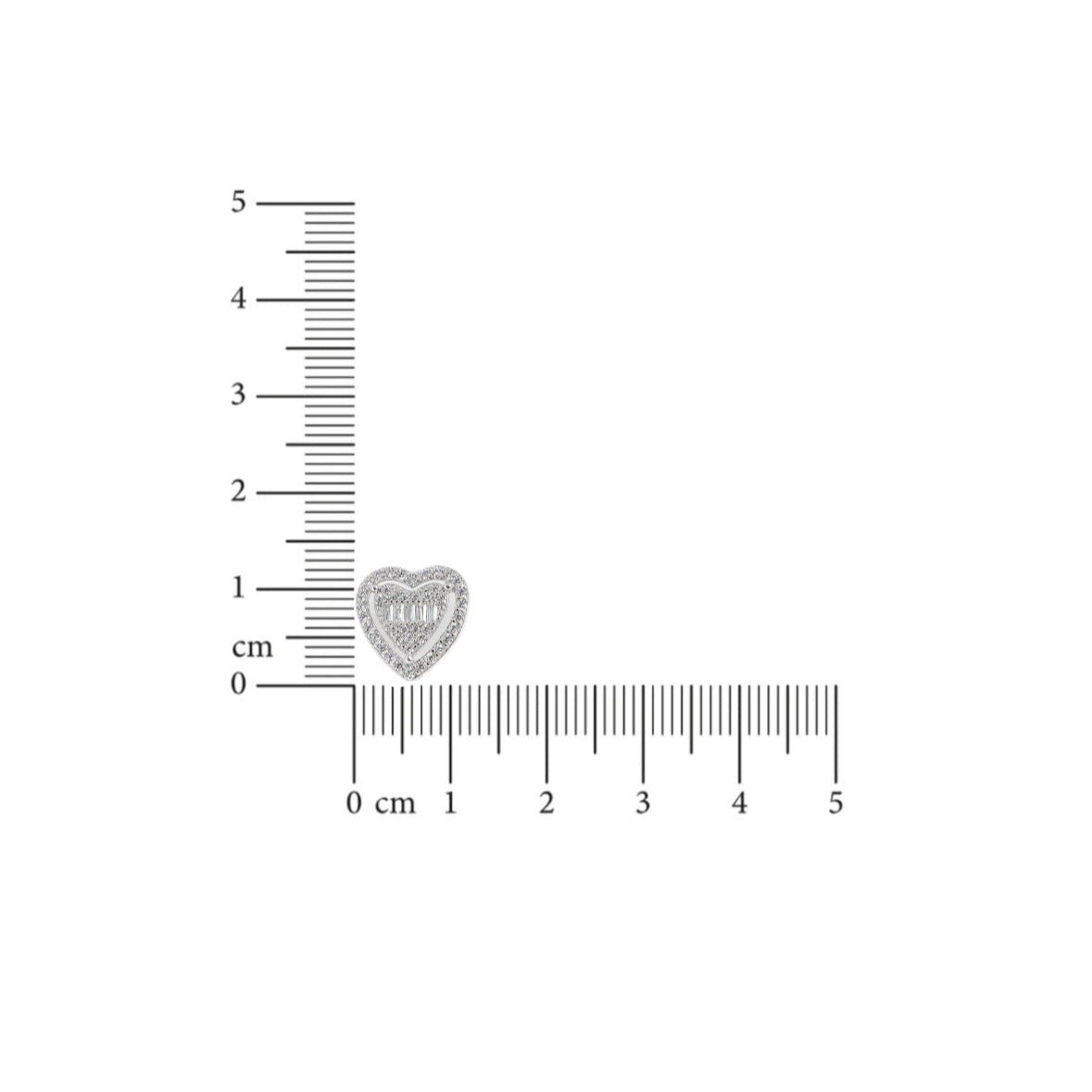 Pure Passion - Heart Shaped Silver Earrings