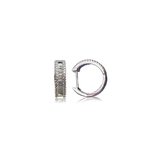 Glow Up - Silver Hoops for Multi-pierced Ears
